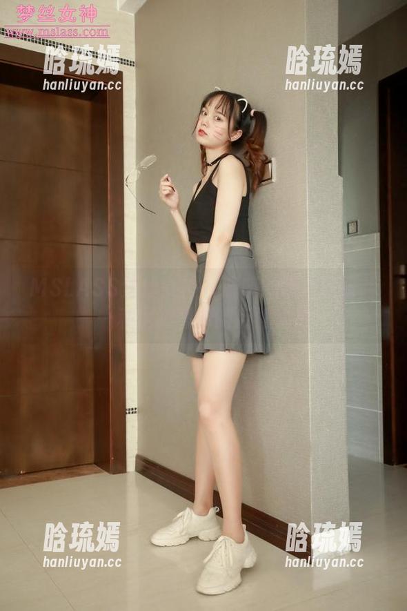 MSLASS梦丝女神 - 晓晓的黑衣大冒险—私房美图中的反派角色